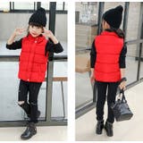 中綿入りベスト ダウン風ベスト アウター | PlusNao | 詳細画像3 