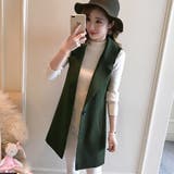 ロングベスト ジレ コート | PlusNao | 詳細画像5 