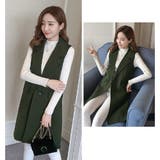 ロングベスト ジレ コート | PlusNao | 詳細画像7 