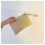 クラッチバッグ ストローバッグ レディース | PlusNao | 詳細画像18 