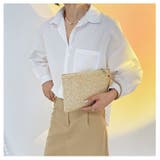 クラッチバッグ ストローバッグ レディース | PlusNao | 詳細画像2 