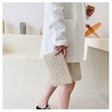 クラッチバッグ ストローバッグ レディース | PlusNao | 詳細画像5 