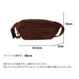 ボディバッグ ウエストポーチ コーデュロイ | PlusNao | 詳細画像16
