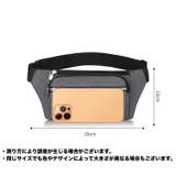 ボディバッグ ウエストバッグ ウエストポーチ | PlusNao | 詳細画像20 