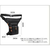 ウエストバッグ レッグポーチ ウエストポーチ | PlusNao | 詳細画像18 