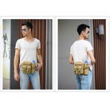 ウエストバッグ ウエストポーチ ボトルホルダー付き | PlusNao | 詳細画像3 