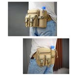 ウエストバッグ ウエストポーチ ボトルホルダー付き | PlusNao | 詳細画像4 