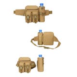 ウエストバッグ ウエストポーチ ボトルホルダー付き | PlusNao | 詳細画像6 