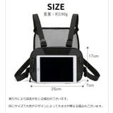 ボディバッグ チェストバッグ ベスト型 | PlusNao | 詳細画像20 