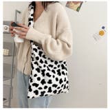 ショルダーバッグ レディース フリース | PlusNao | 詳細画像3 