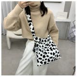 ショルダーバッグ レディース フリース | PlusNao | 詳細画像5 