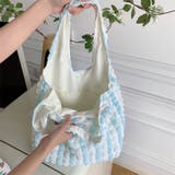 トートバッグ ポップコーンバッグ ワッフル風 | PlusNao | 詳細画像7 