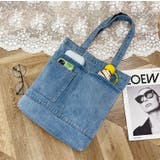 トートバッグ デニムバッグ ショルダーバッグ | PlusNao | 詳細画像12 