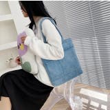 トートバッグ デニムバッグ ショルダーバッグ | PlusNao | 詳細画像4 