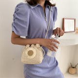 ショルダーバッグ ストローバッグ レディース | PlusNao | 詳細画像4 