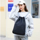 リュックサック ナップサック レディース | PlusNao | 詳細画像3 