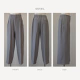 ストレッチツイルタックパンツ タックパンツ スーツ | PlusNao | 詳細画像13