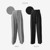 ストレッチツイルタックパンツ タックパンツ スーツ | PlusNao | 詳細画像14