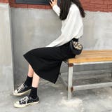 スカート Aライン ミディアム丈 | PlusNao | 詳細画像4 