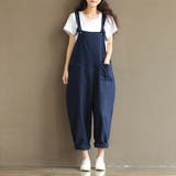 サロペットパンツ レディース ゆったり | PlusNao | 詳細画像5 
