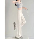 ワイドパンツ ロングパンツ スウェットパンツ | PlusNao | 詳細画像2 