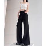 ワイドパンツ ロングパンツ スウェットパンツ | PlusNao | 詳細画像3 