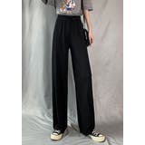 ロングパンツ レディース セミワイド | PlusNao | 詳細画像3