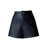 ショートパンツ キュロットパンツ レザー調 | PlusNao | 詳細画像9