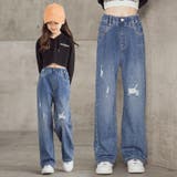 デニムパンツ キッズ ジュニア | PlusNao | 詳細画像2