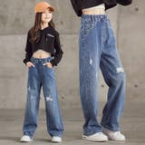 デニムパンツ キッズ ジュニア | PlusNao | 詳細画像3