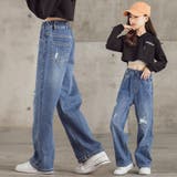 デニムパンツ キッズ ジュニア | PlusNao | 詳細画像4