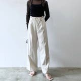 ワイドパンツ ストレートパンツ ロングパンツ | PlusNao | 詳細画像8