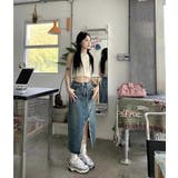 ロングスカート デニムスカート ボトムス | PlusNao | 詳細画像2 