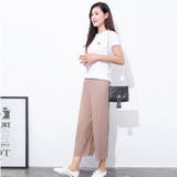 ガウチョパンツ ロングパンツ ワイドパンツ | PlusNao | 詳細画像2 