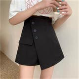 キュロットパンツ レディース ラップスカート風 | PlusNao | 詳細画像2