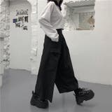 ワイドパンツ ガウチョパンツ ボトムス | PlusNao | 詳細画像6 