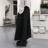 ワイドパンツ ガウチョパンツ ボトムス | PlusNao | 詳細画像8 
