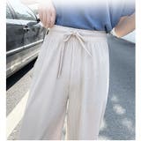 ロングパンツ レディース セミワイド | PlusNao | 詳細画像11 