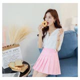 プリーツスカート ミニ丈 インナーパンツ付き | PlusNao | 詳細画像12 