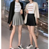 プリーツスカート ミニ丈 インナーパンツ付き | PlusNao | 詳細画像3 