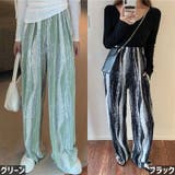 ワイドパンツ プリーツパンツ ロングパンツ | PlusNao | 詳細画像11