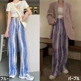 ワイドパンツ プリーツパンツ ロングパンツ | PlusNao | 詳細画像12