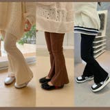 ロングパンツ フレアパンツ ボトムス | PlusNao | 詳細画像4