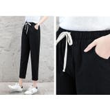 ロングパンツ 9分丈 テーパードパンツ | PlusNao | 詳細画像8