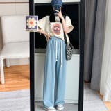 ロングパンツ ワイドパンツ 長ズボン | PlusNao | 詳細画像15