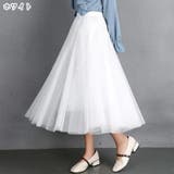 シフォンスカート ロングスカート フレアスカート | PlusNao | 詳細画像18 