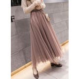 シフォンスカート ロングスカート フレアスカート | PlusNao | 詳細画像6 