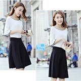 スカート フレアスカート 膝丈 | PlusNao | 詳細画像2 