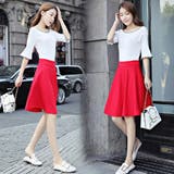 スカート フレアスカート 膝丈 | PlusNao | 詳細画像4 