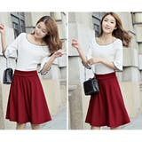 スカート フレアスカート 膝丈 | PlusNao | 詳細画像7 